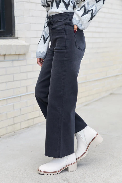 Black Wide Leg Jeans
